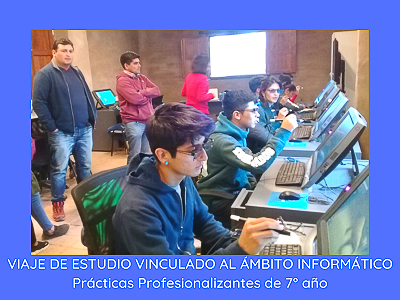 Estudiantes trabajando en inform&aacute;tica